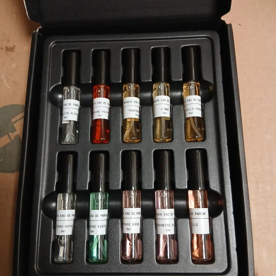 BOXED MAAGIK WOMEN'S 10 PIECE PERFUME SET