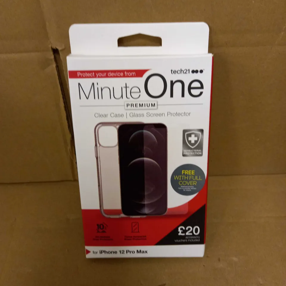 BOX OF APPROXIMATELY 50 ASSORTED TECH 21 MINUTE ONE PHONE CASES