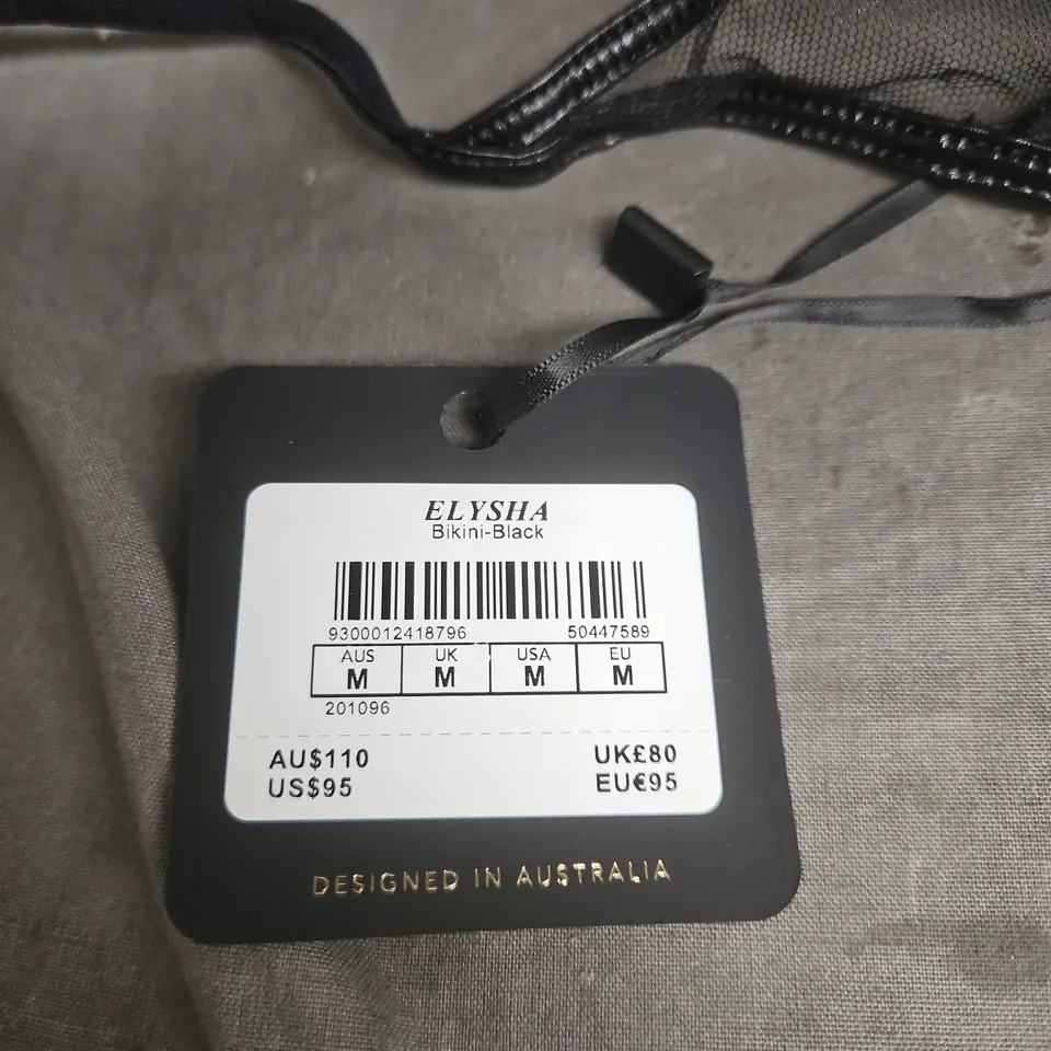 HONEY BIRDETTE ELYSHA BIKINI BLACK MEDIUM WITH TAGS