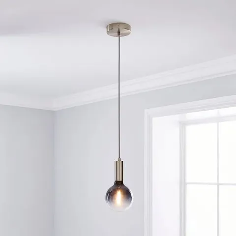 BOXED SORIA PENDANT FLEX CEILING LIGHT CABLE - SILVER