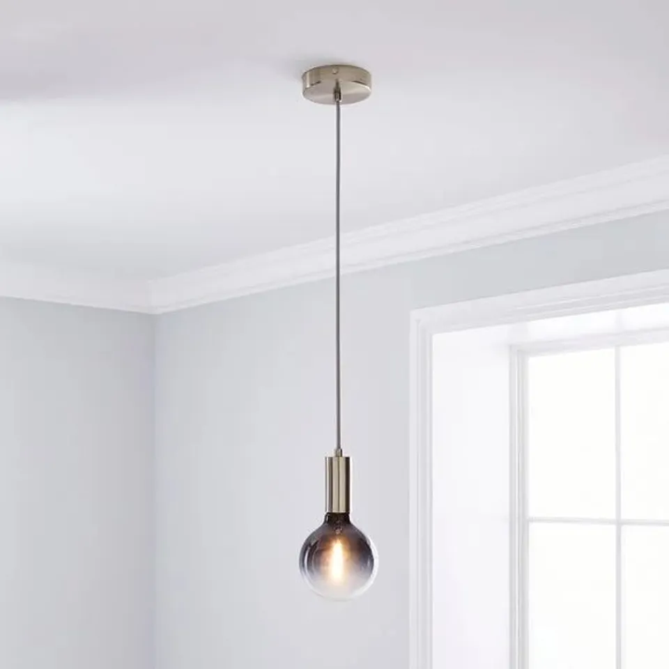 BOXED SORIA PENDANT FLEX CEILING LIGHT CABLE - SILVER