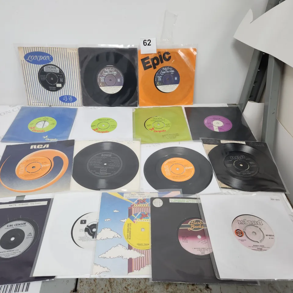 A COLLECTION OF 16 X PINK FLOYD, DEEP PURPLE, NIRVANA, OZZY OSBOURNE, KING CRIMSON, DAVID BOWIE, JETHRO TULL, THE KINKS ETC