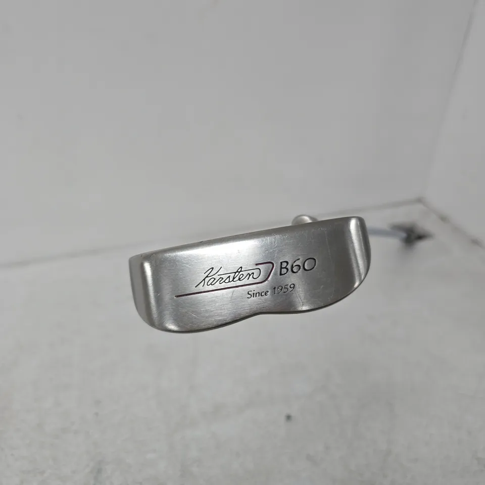 KARSTEN B60 GOLF PUTTER – BLADE-STYLE, STEEL SHAFT (SINCE 1959)