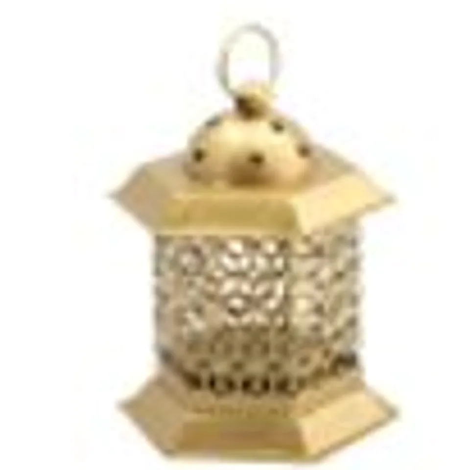 HANGING DECORATION (SIZE 16X11X11 CM) - GOLDEN & GOLDEN