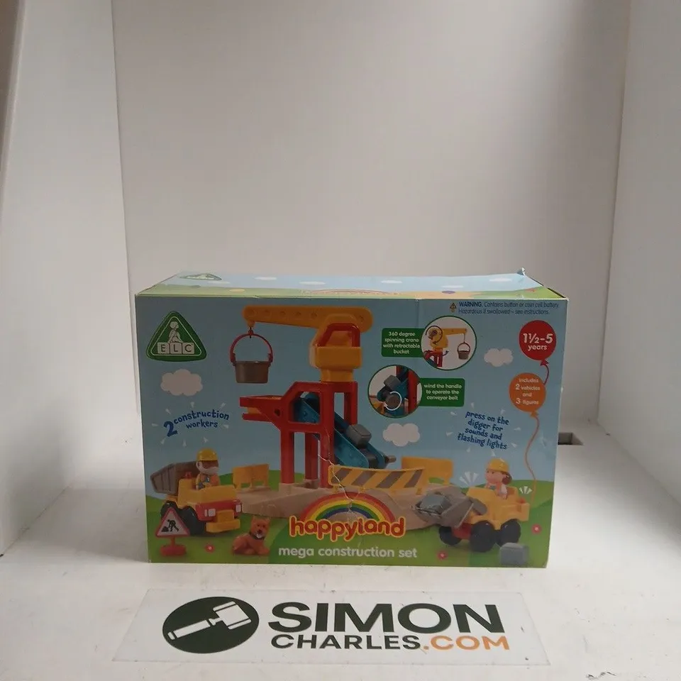 HAPPILAND MEGA CONSTRUCTION SET – 2 CONSTRUCTION WORKERS (AGES 1½–5)
