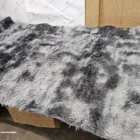 CHALAN SHAGGY DARK GREY RUG 80 × 150