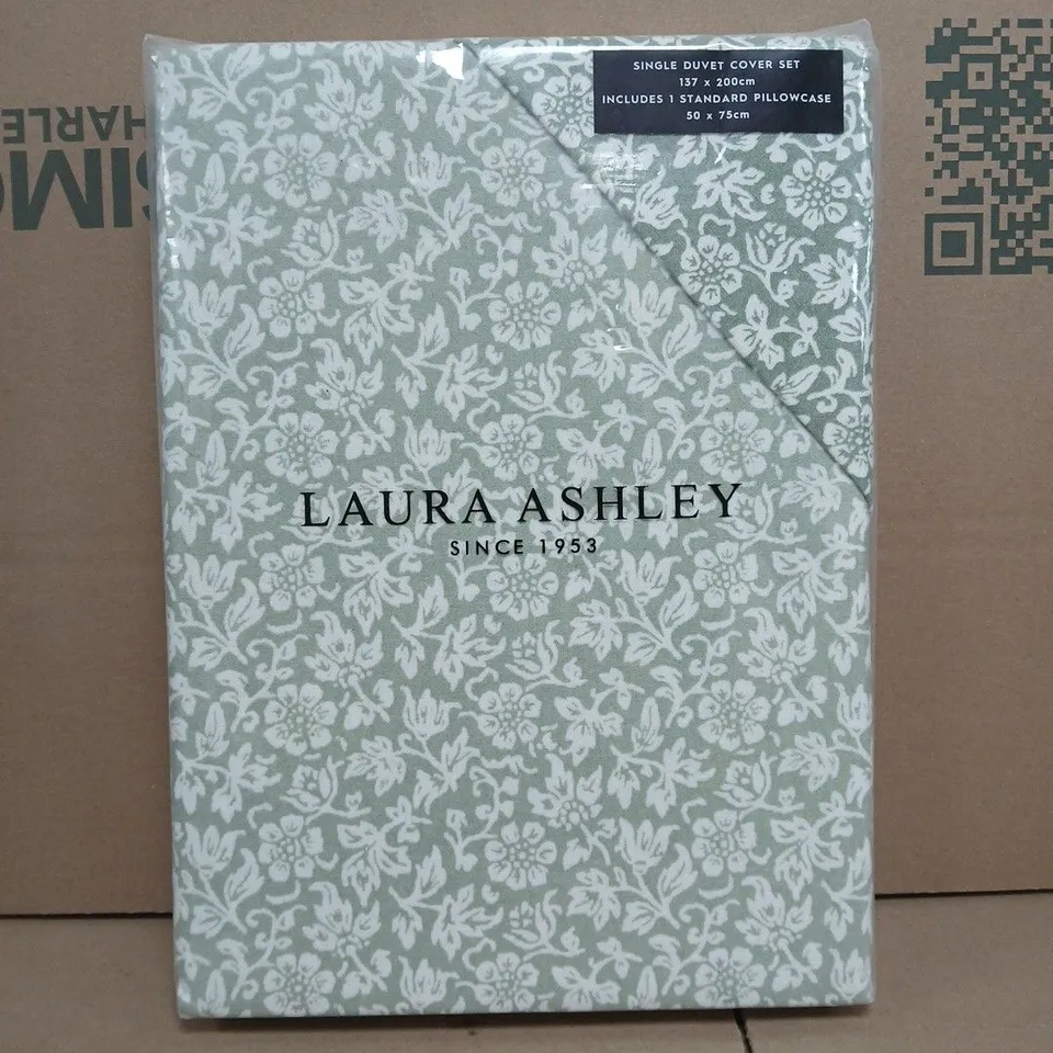 LAURA ASHLEY SINGLE DUVET COVER SET