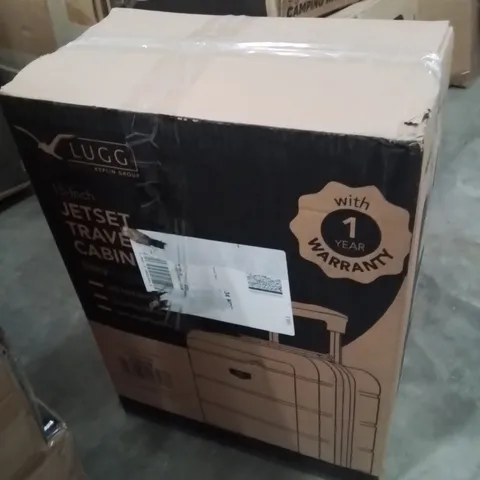 BOXED LUGG 15INCH JETSET TRAVEL CABIN BAG IVORY