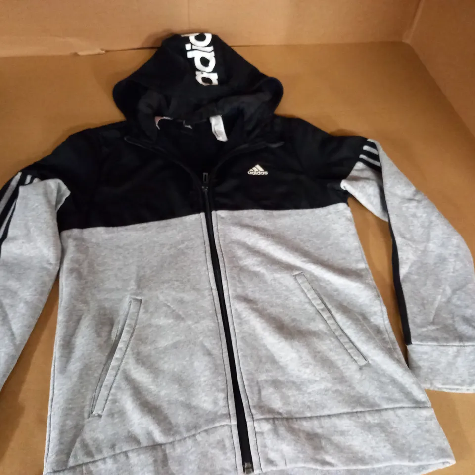 ADIDAD ZIP THROUGH HOODIE - 10/16