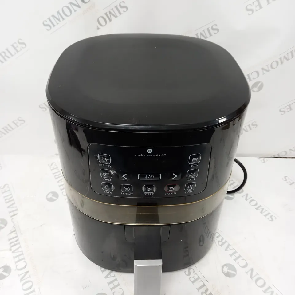 COOK'S ESSENTIALS 4L AIR FRYER - BLACK