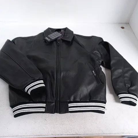 NVLTY AVIATOR JACKET IN BLACK - MEDIUM