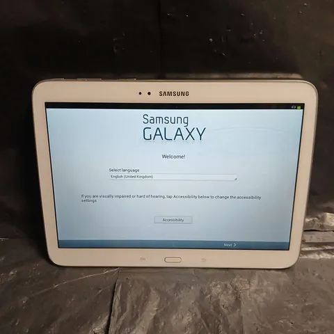 SAMSUNG GALAXY TAB 3 – WHITE - MODEL UNSPECIFIED