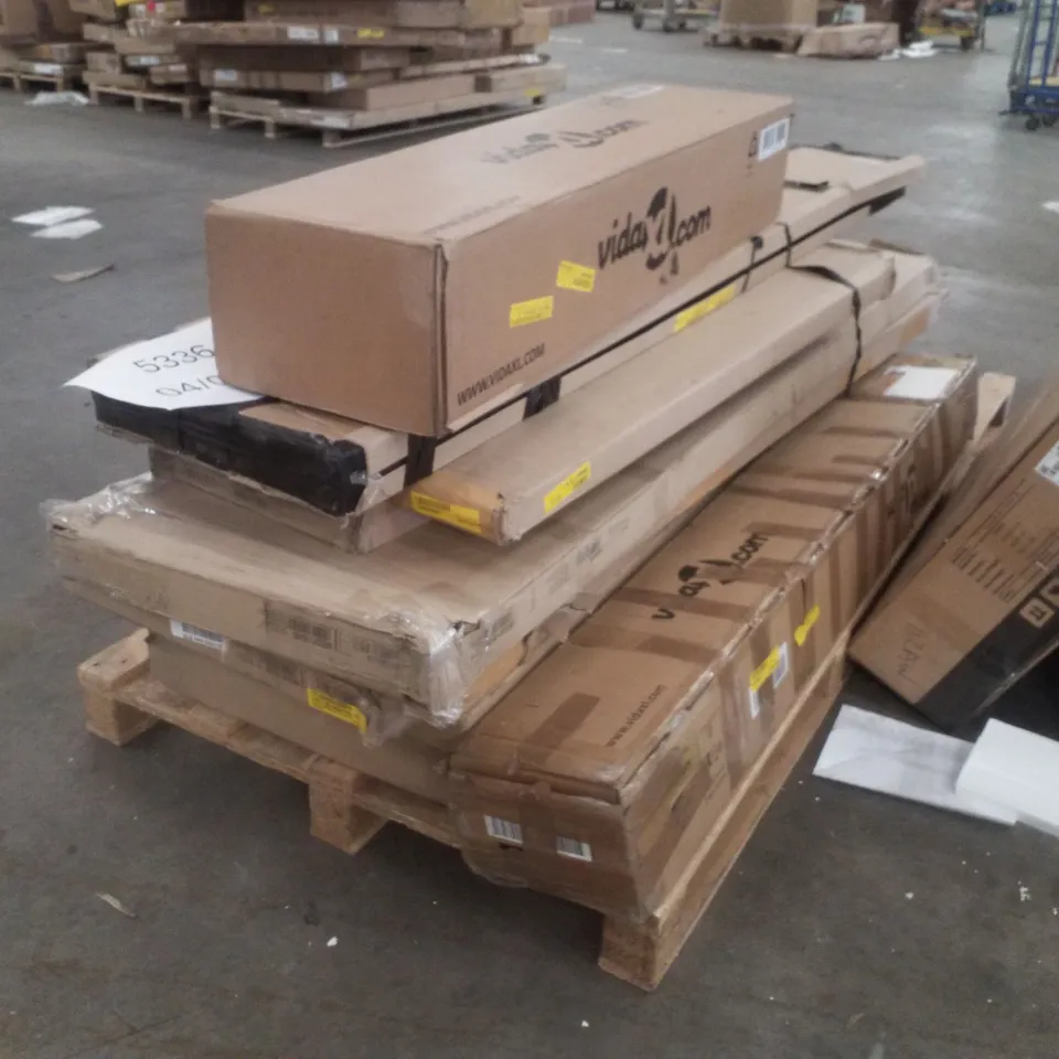 PALLET CONTAINING ASSORTED FLATPACK FURNITURE PARTS