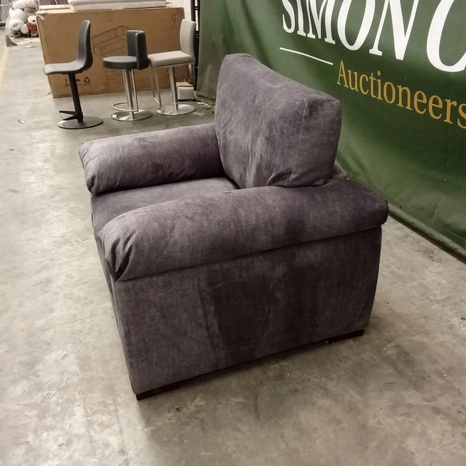 ELIZA FABRIC ARMCHAIR - GREY RRP £499