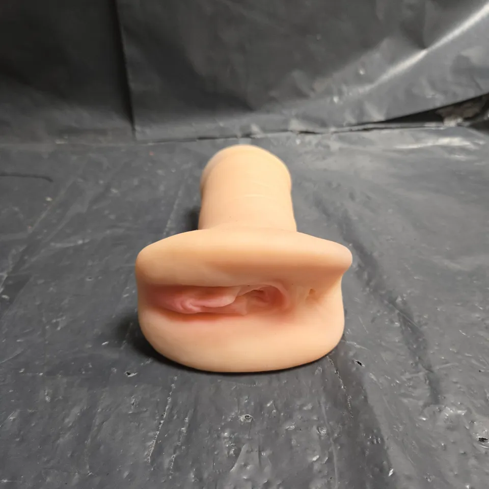 SILICONE VAGINAL MASTURBATOR SLEEVE, PEACH COLOR
