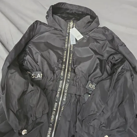 RIVER ISLAND KIDS' BLACK SHOWER-RESISTANT JACKET – 11-12 YEARS