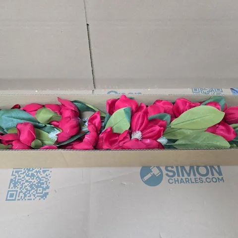 BOX OF APPROXIMATELY 12 GISELA GRAHAM RED FAUX FLOWER ARRANGEMENTS