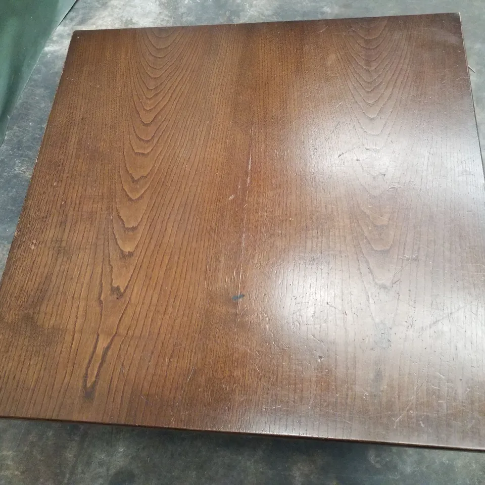 ANTIQUE MAHOGANY VENEER COFFEE TABLE 