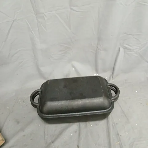 KLARSTEIN LONGHORN CAST IRON BREAD BAKING POT – RECTANGULAR WITH LID