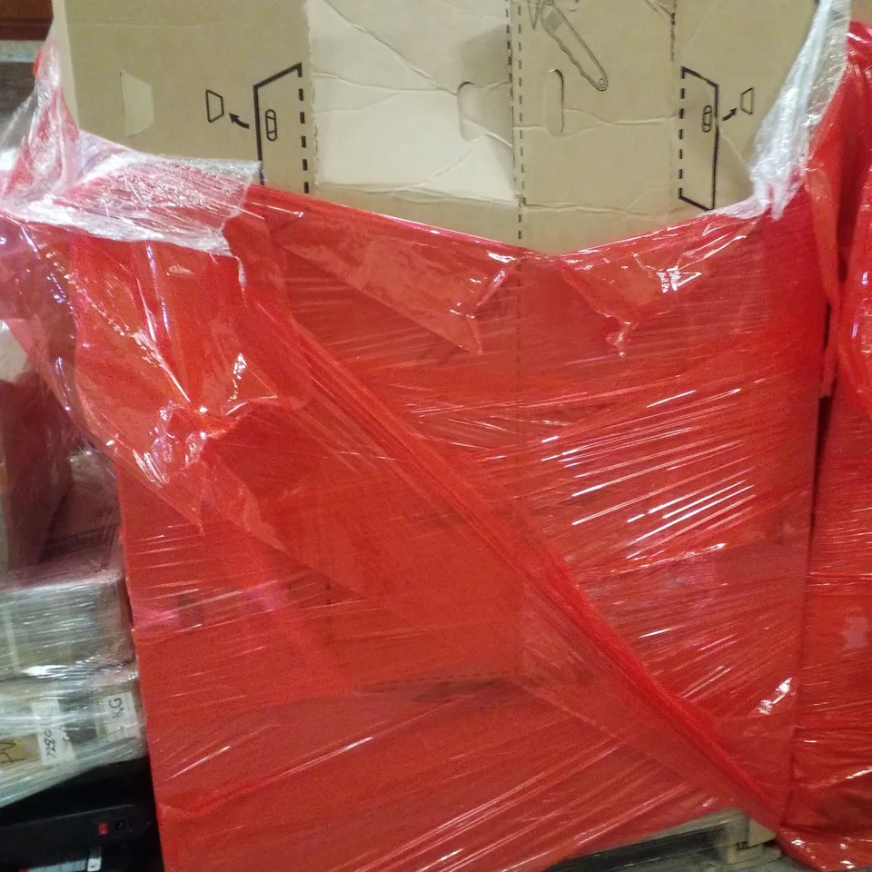 PALLET CONTAINING ASSORTED PRODUCTS INCLUDING WALL CLOCK, EV PORTABLE CHARGER, RETRACTABLE SAFTEY GATE, FOOT SPA & AUDIO TURNTABLE