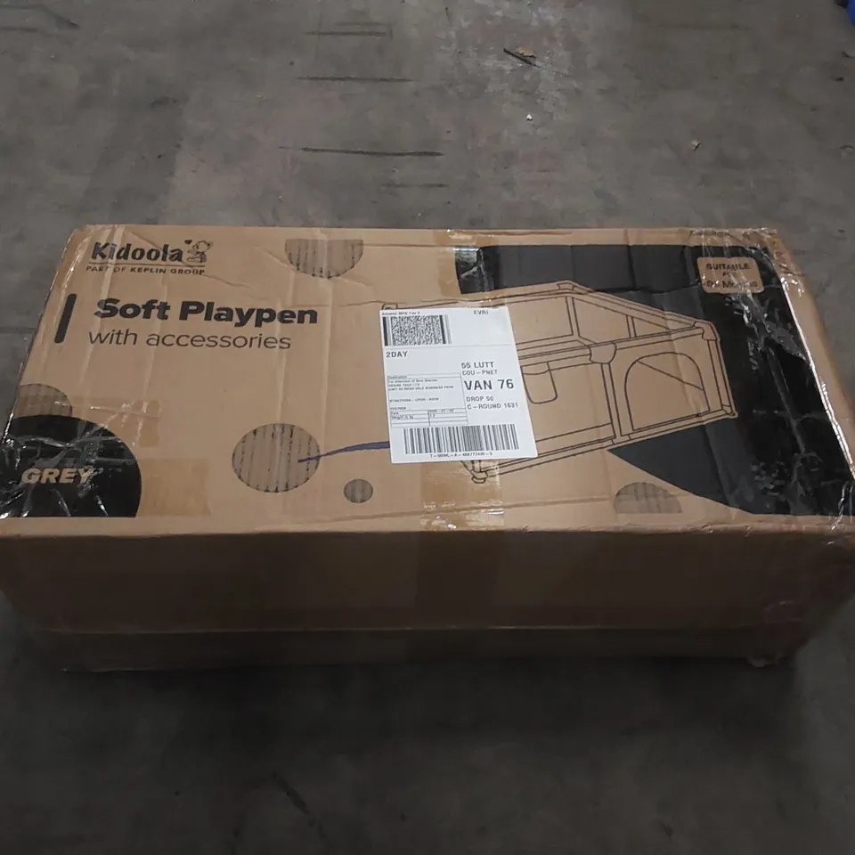 BOXED KIDOOLA SOFT PLAYPEN 