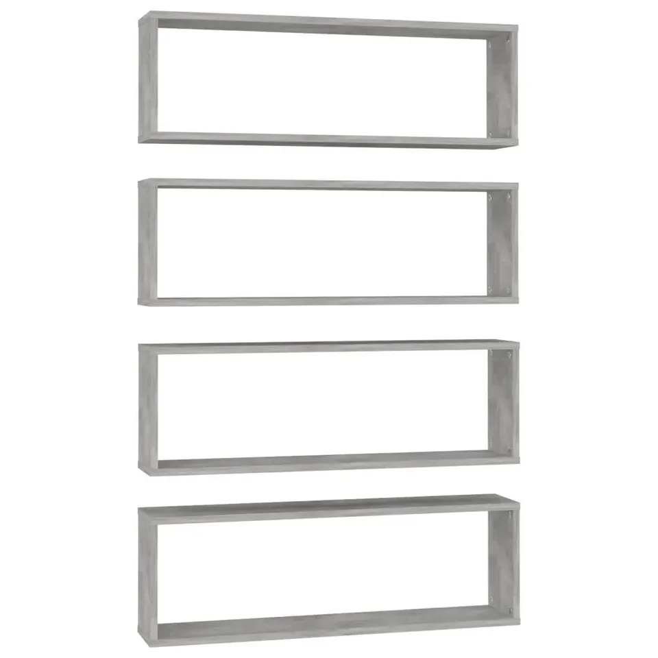 BOXED LUEDER 4 PIECE CUBE SHELF (1 BOX)
