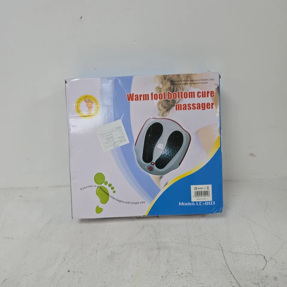 WARM FOOT BOTTOM MASSAGER – MODEL LC-803 (BOXED)