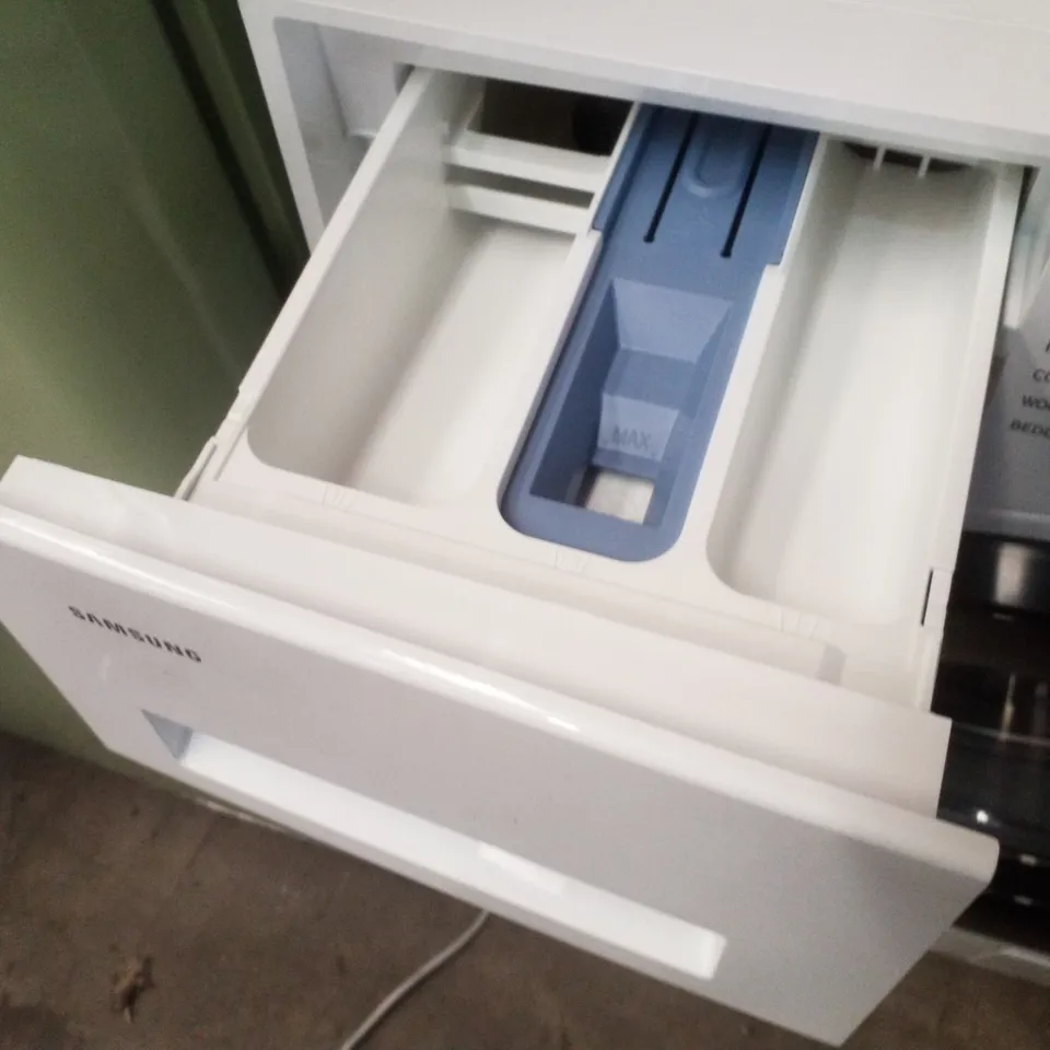 SAMSUNG SERIES 5 AI ENERGY WW80CGC04DAEEU 8KG LOAD, 1400RPM SPIN ECOBUBBLE WASHING MACHINE WITH SMARTTHINGS - WHITE