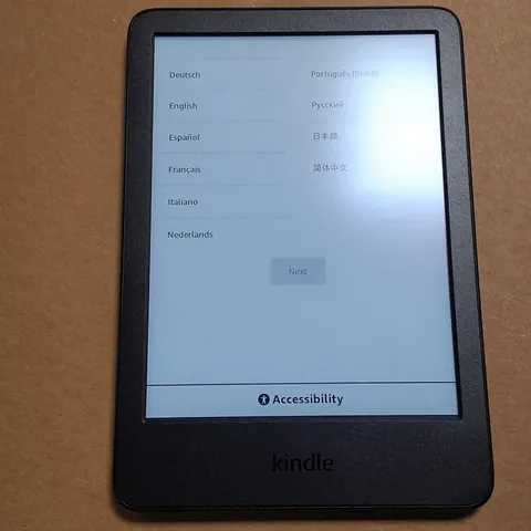 BOXED KINDLE E-READER IN BLACK - 16GB