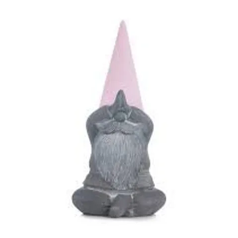 MY GARDEN STORIES LED YOGA GNOME STATUE 