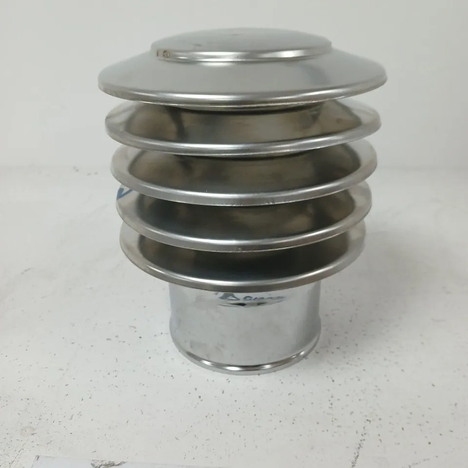 ABSTRACT CHROME SCULPTURE – STACK OF CIRCULAR DISCS ON A CENTRAL COLUMN