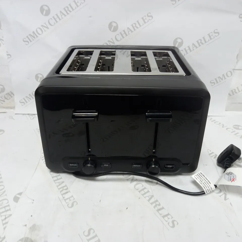 BOSCH DESIGNLINE PLUS TAT4P443GB 4 SLOT STAINLESS STEEL TOASTER