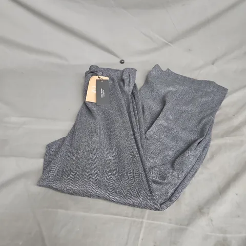 VERO MODA MATERNITY WIDE LEG PRINT PANT – BLACK/HERRINGBONE, SIZE M