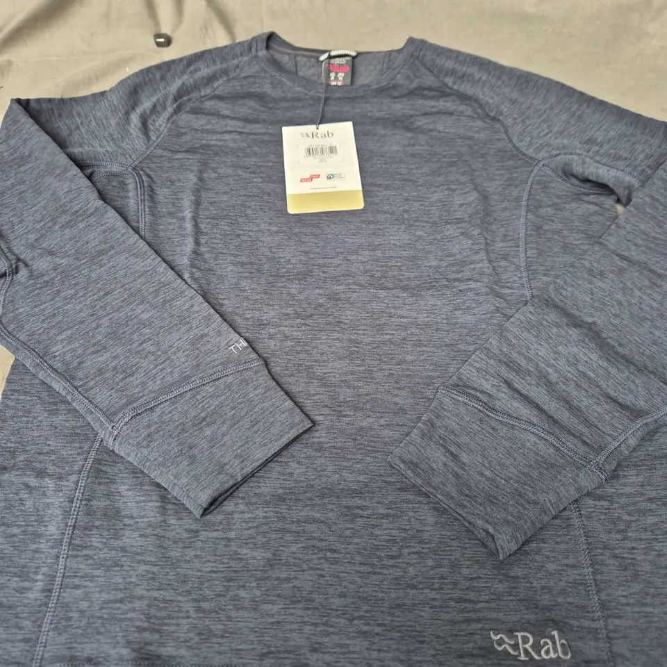 RAB NEXUS CREW WMNS BELUGA UK 12 – FLEECE TOP