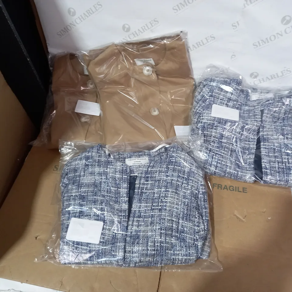 LOT OF 4 ASSORTED HELENE BERGMAN 2X COATS AND 2XJACKETS SIZES UNSPECIFIED