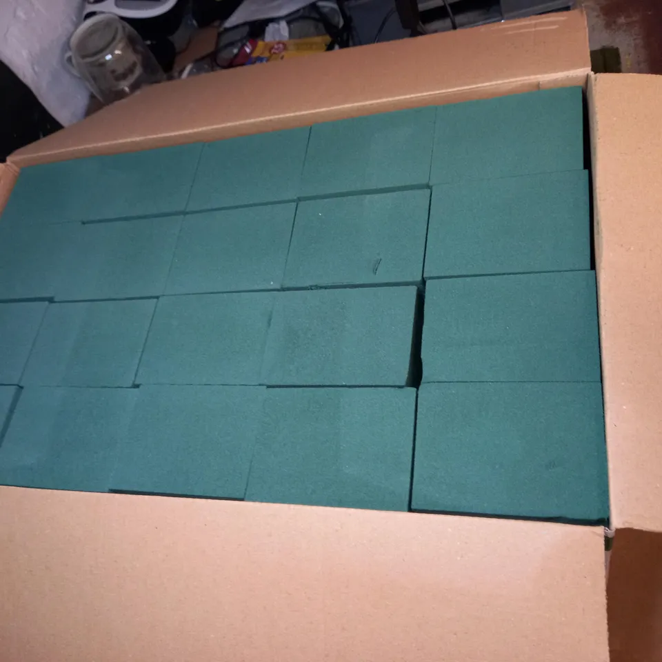 BOX OF 20 OASIS MAXLIFE FLOAL GREEN FOAM BRICKS