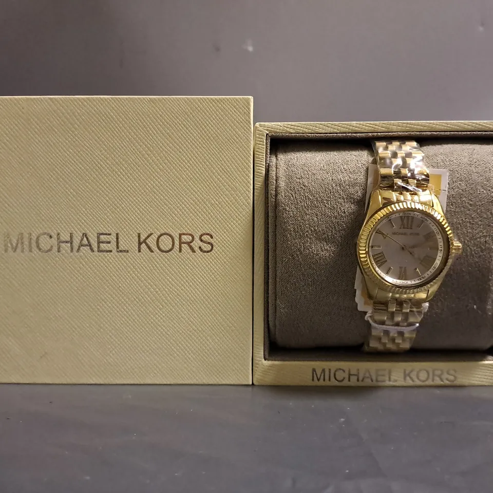 MICHAEL KORS MK3229 GOLD WRISTWATCH FOR WOMEN