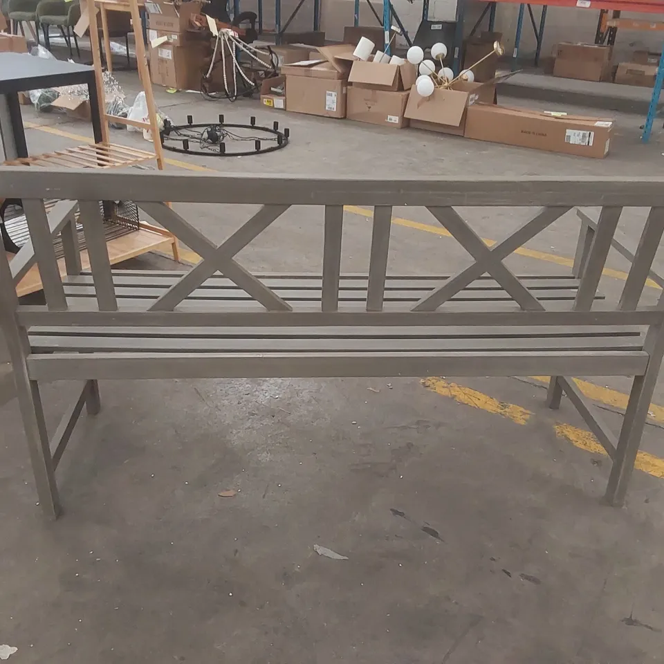 DESIGNER WOODEN GARDEN BENCH