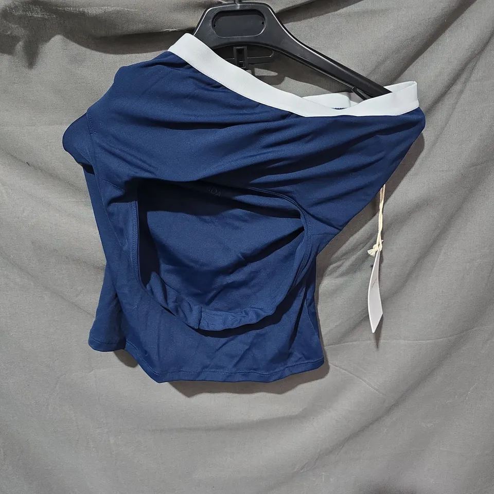 MODA ACTIVE CORE HALTER MIDNIGHT BLUE TOP – SIZE M