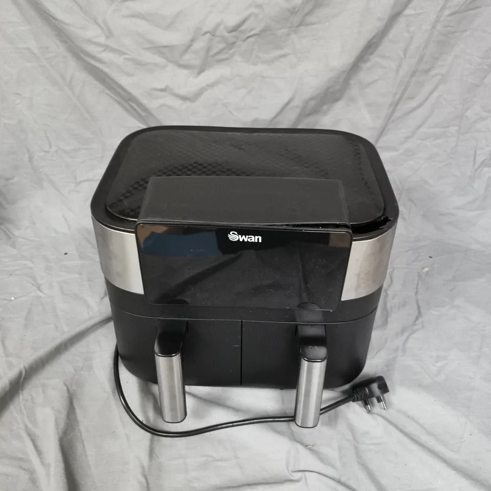 SWAN 7.6L DUAL AIR FRYER – BLACK