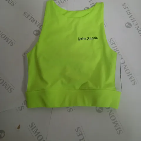 PALM ANGELS NEON SHORT TANK TOP - M