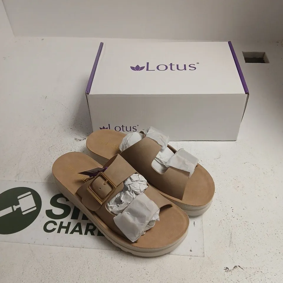 LOTUS VOLOS NATURAL  SANDALS – WOMEN'S, UK 6.5 (EU 39)