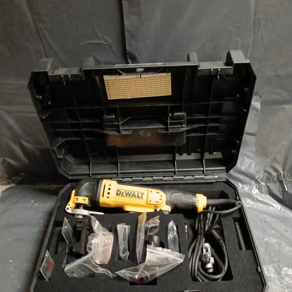 DEWALT DWE315 CORDED OSCILLATING MULTI TOOL WITH CASE