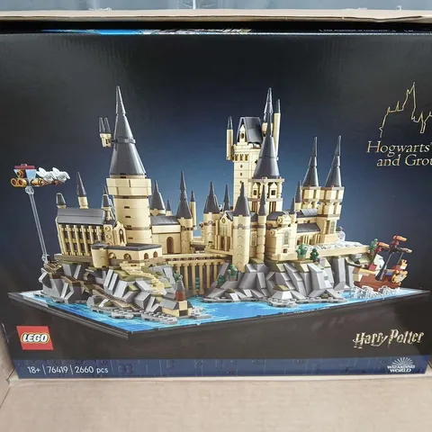 BOXED LEGO HARRY POTTER HOGWARTS CASTLE AND GROUNDS 76419