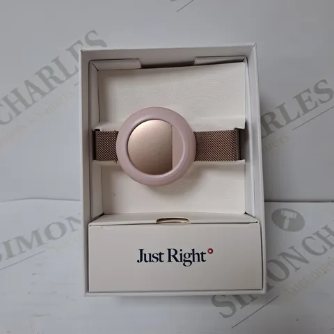 BOXED EMBR LABS WAVE 2 COOLING & WARMING WRISTBAND IN ROSE GOLD