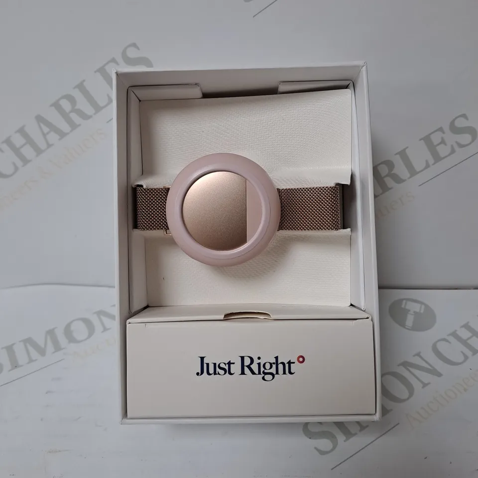 BOXED EMBR LABS WAVE 2 COOLING & WARMING WRISTBAND IN ROSE GOLD