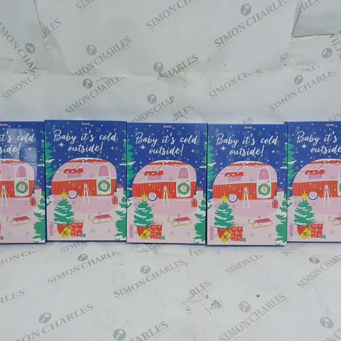 BATH BOMB BABY ITS COLD OUTSIDE CALENDAR X5