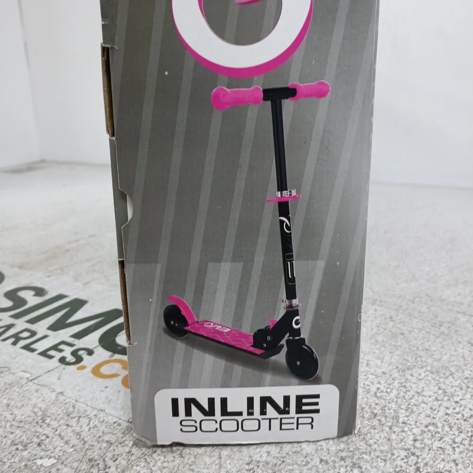 INLINE SCOOTER – PINK, BOXED (AGE 5+, 50KG MAX)