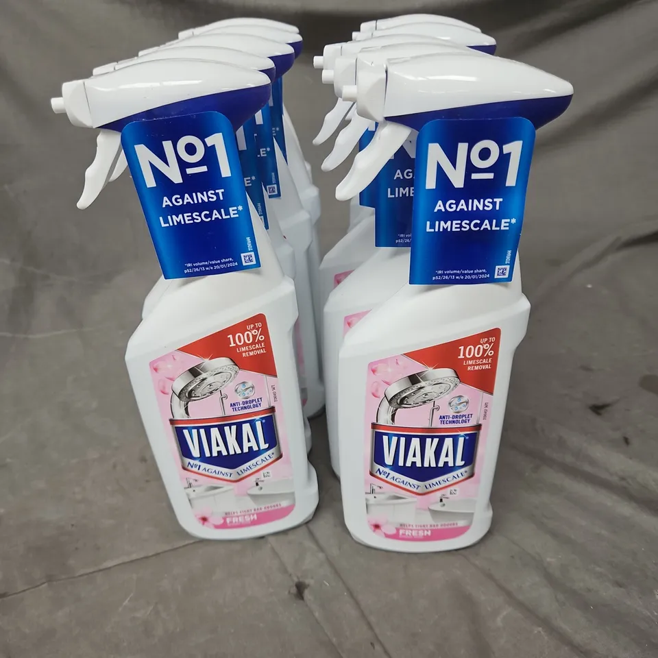 VIAKAL X10 BATHROOM CLEANER IN FRESH SPRING ROSE - COLLECTION ONLY