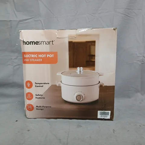 HOMESMART ELECTRIC HOT POT AND STEAMER